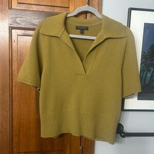 Banana Republic Cashmere Sweater in Olive Green
